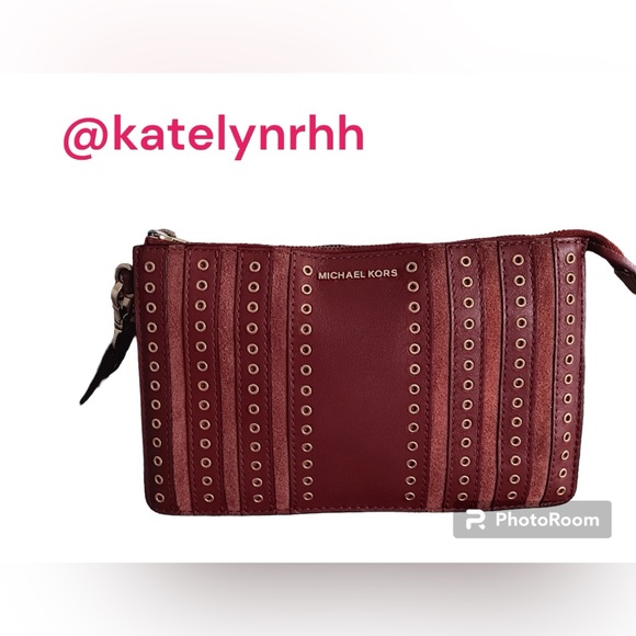 MICHAEL Michael Kors Handbags - Michael Kors Leather/Suede Wristlet